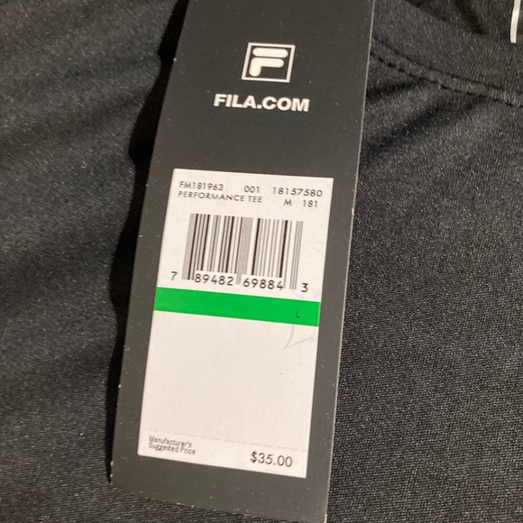 NWT Fila Training Shirt Size Large - Picture 3 of 6